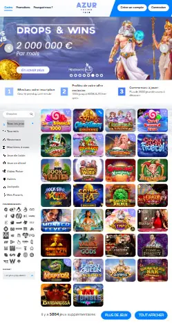 l'application et interface le Casino Disco