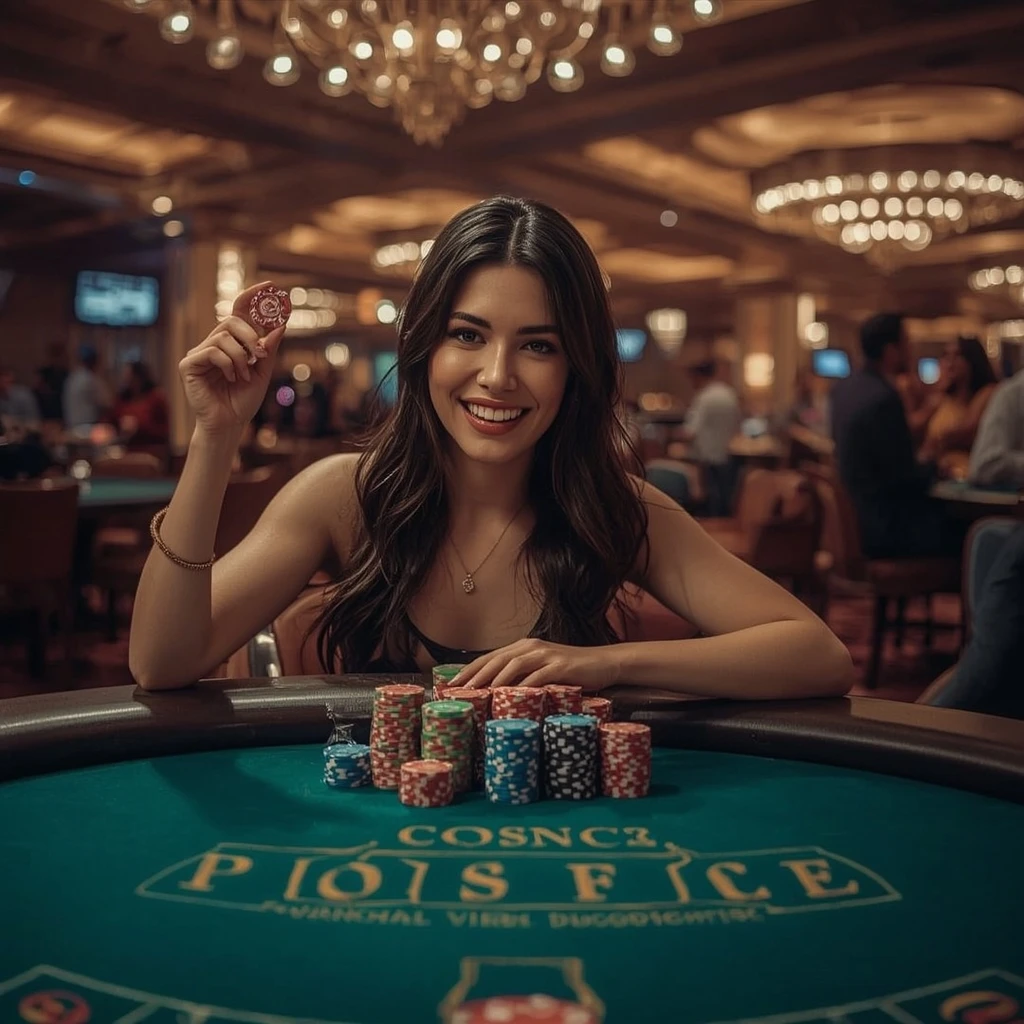 bonus dans les mains de l'homme au casino CASINO DISCO